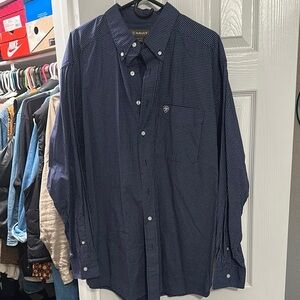 Ariat Men's Blue Checkered Shirt